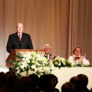 King Harald gave a speech during the banquet at Hilton Hotel (Photo: Lise Åserud / Scanpix)